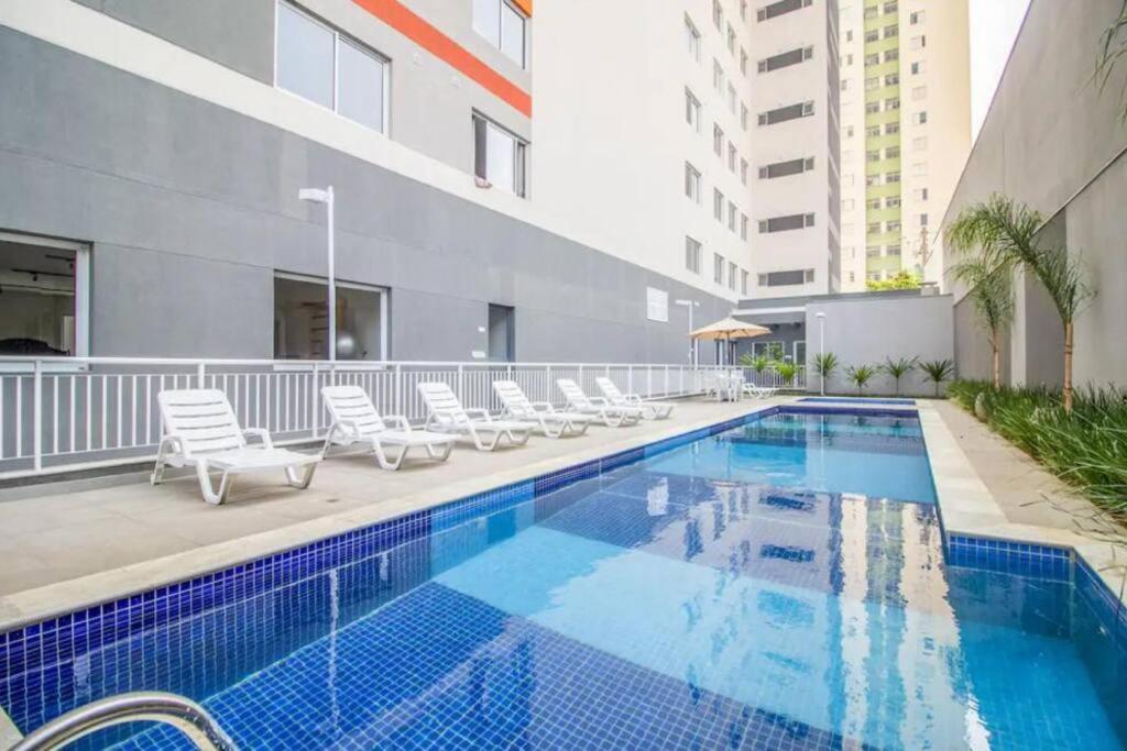 Novo Studio Zafira Metro Bras C/ Piscina ساو باولو المظهر الخارجي الصورة